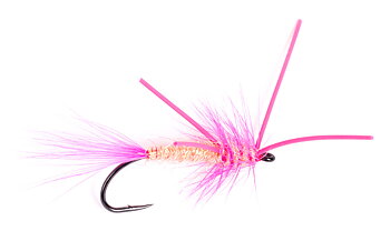 Guideline Rubber Leg Pink Streamer #8