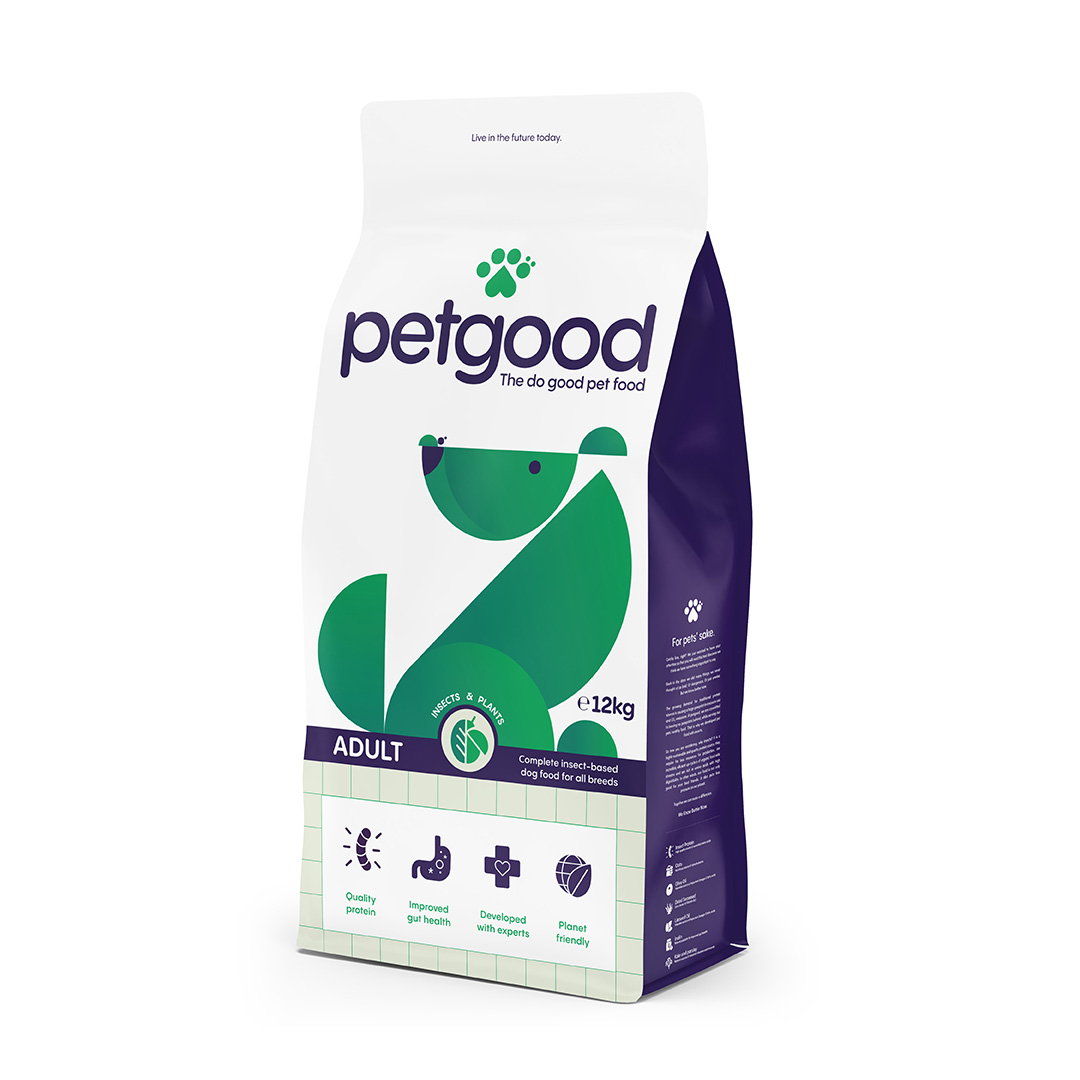 Petgood Insektsbaserat helfoder för vuxna hundar 12kg