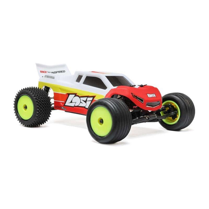 LOSI 1/18 Mini-T 2.0 2S 2WD RTR Brushless Stadium Truck Red - 6