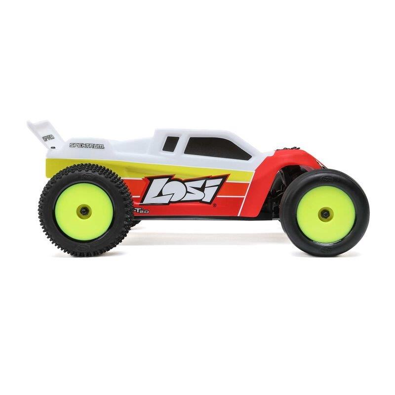 LOSI 1/18 Mini-T 2.0 2S 2WD RTR Brushless Stadium Truck Red - 7