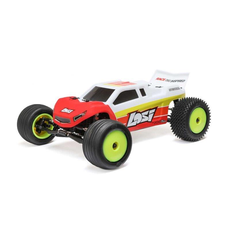 LOSI 1/18 Mini-T 2.0 2S 2WD RTR Brushless Stadium Truck Red - 2