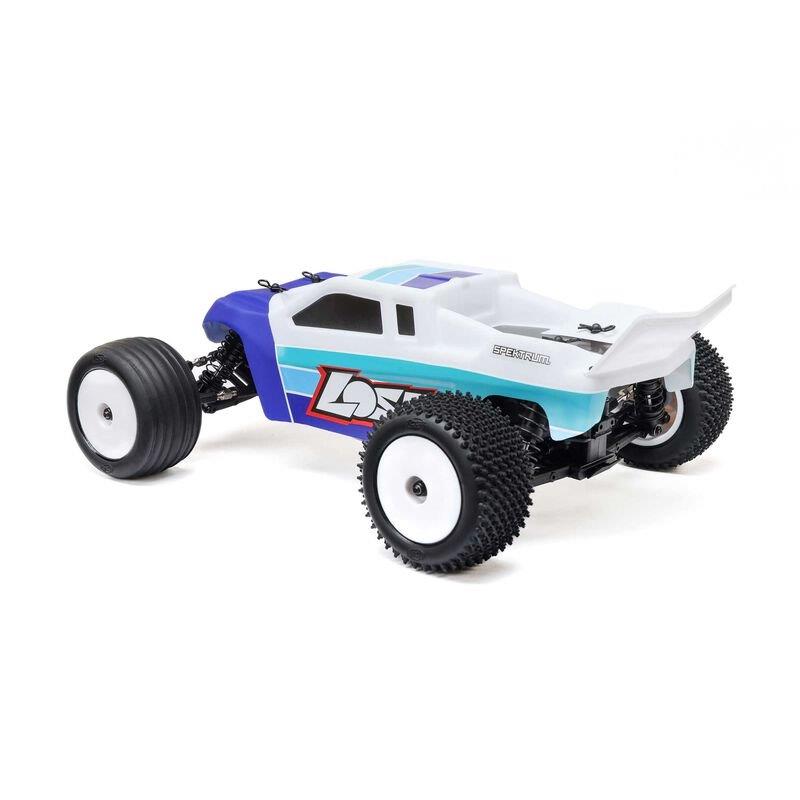 LOSI 1/18 Mini-T 2.0 2S 2WD RTR Brushless Stadium Truck Blue - 10