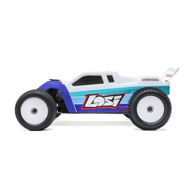 LOSI 1/18 Mini-T 2.0 2S 2WD RTR Brushless Stadium Truck Blue - 11