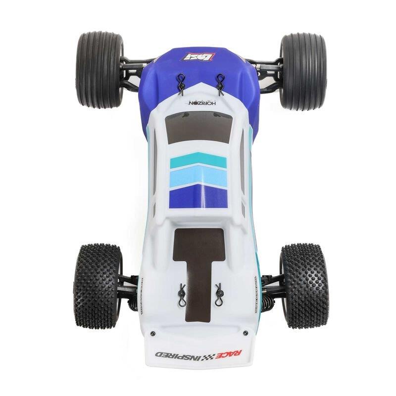 LOSI 1/18 Mini-T 2.0 2S 2WD RTR Brushless Stadium Truck Blue - 12