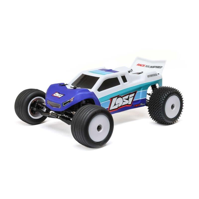 LOSI 1/18 Mini-T 2.0 2S 2WD RTR Brushless Stadium Truck Blue - 2