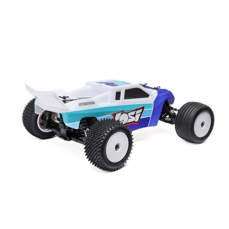 LOSI 1/18 Mini-T 2.0 2S 2WD RTR Brushless Stadium Truck Blue - 8