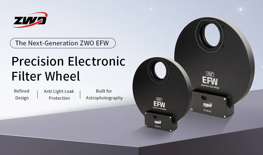 ZWO FILTERHJUL - 7X2" FILTER - 6