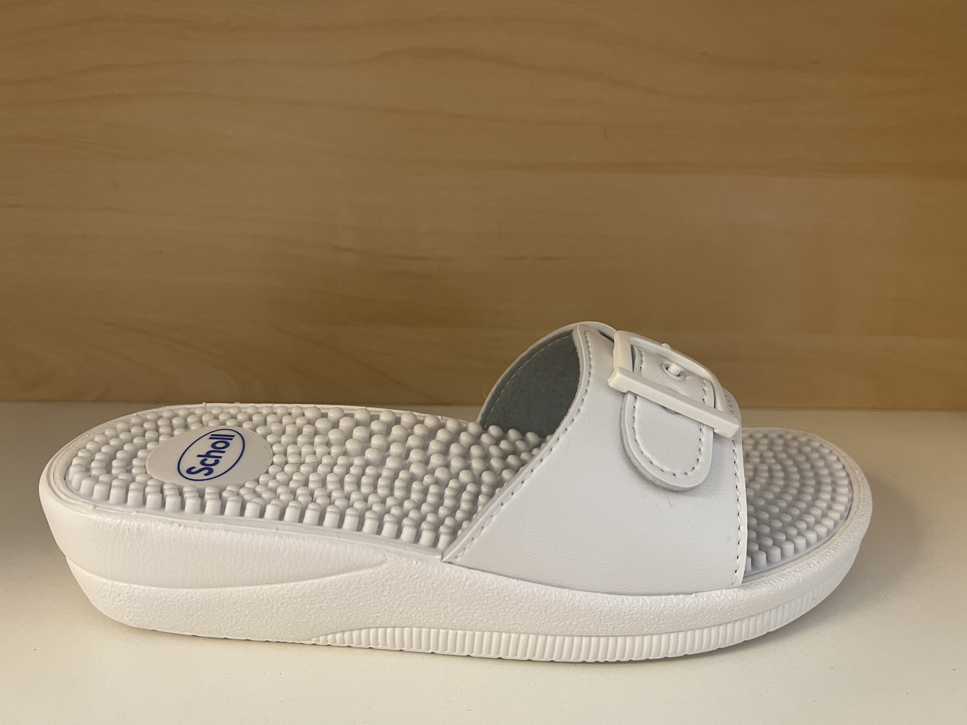 Scholls massage sandal.
