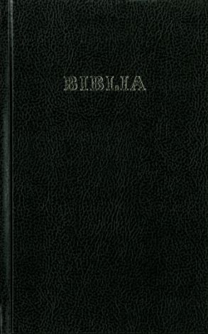 Rumänsk Bibel Hårdpärm Svart