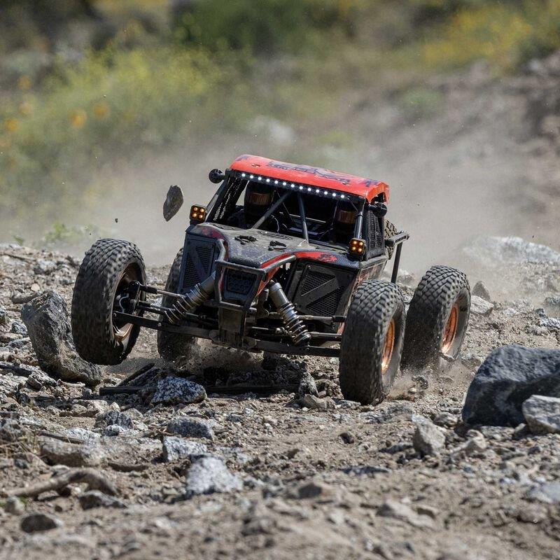 LOSI 1/6 8IGHT Super Lasernut 6S 4X4 RTR Brushless Desert Buggy, Red - 4