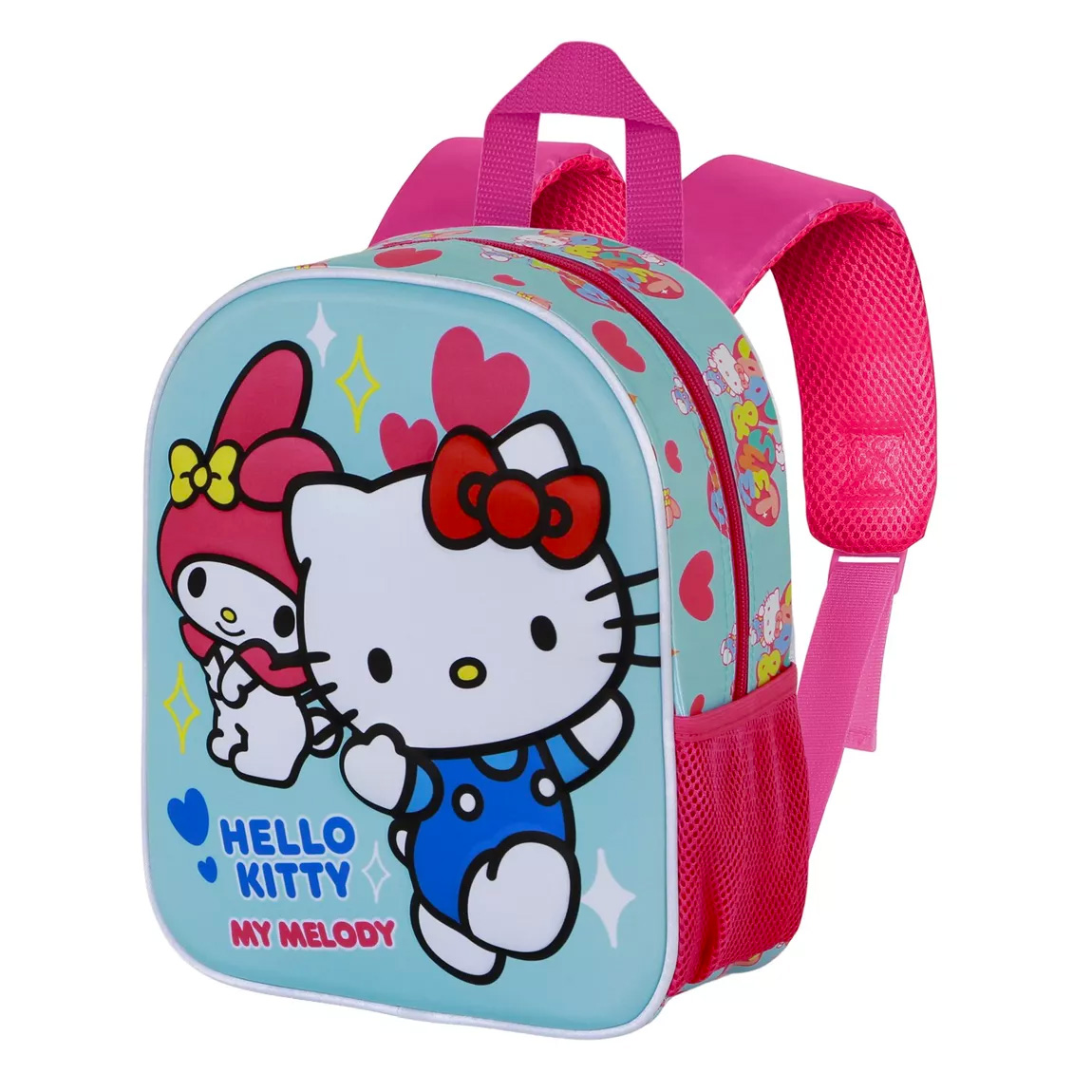Hello Kitty och My Melody 3D Ryggsäck 31 cm - Friendship - 2