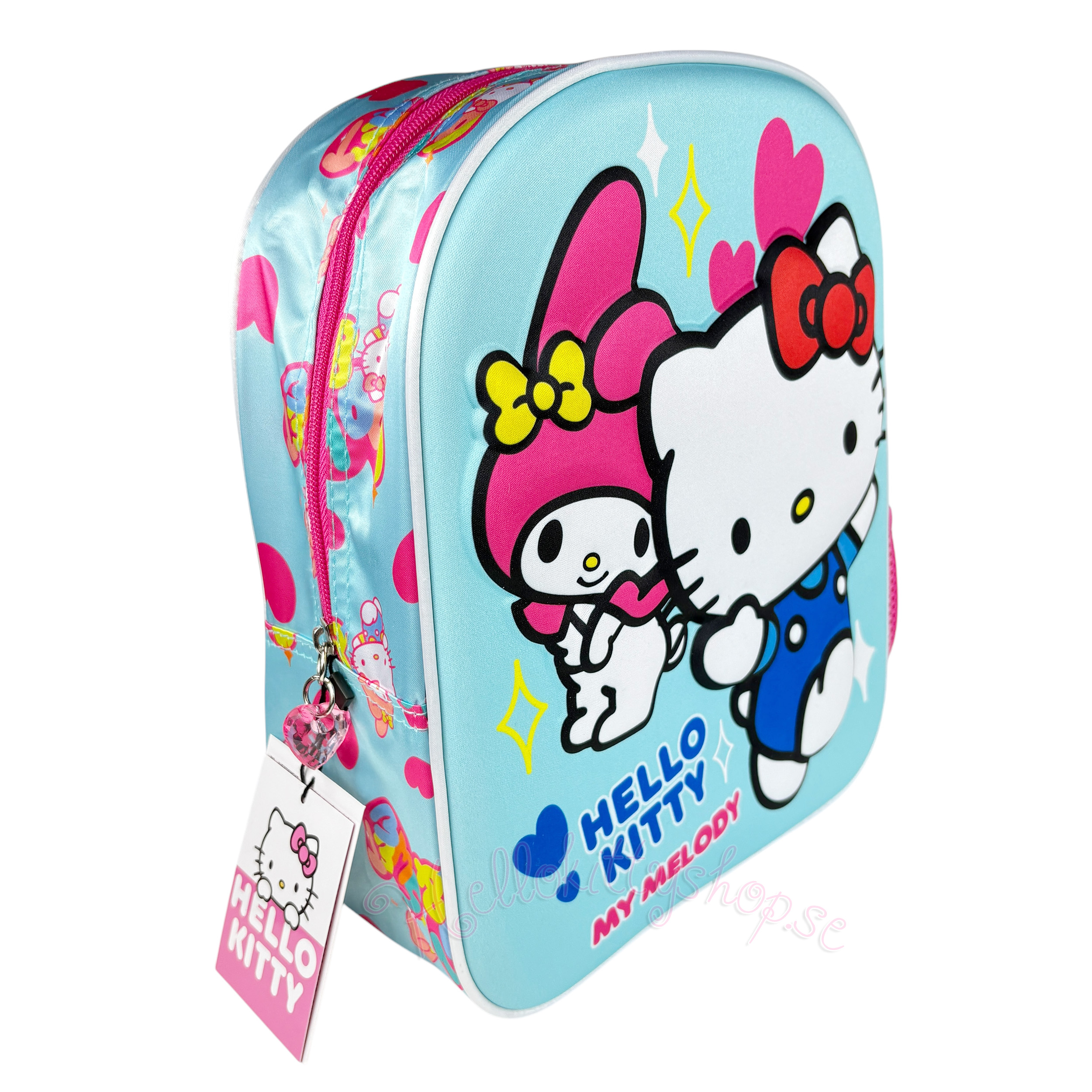 Hello Kitty och My Melody 3D Ryggsäck 31 cm - Friendship - 5