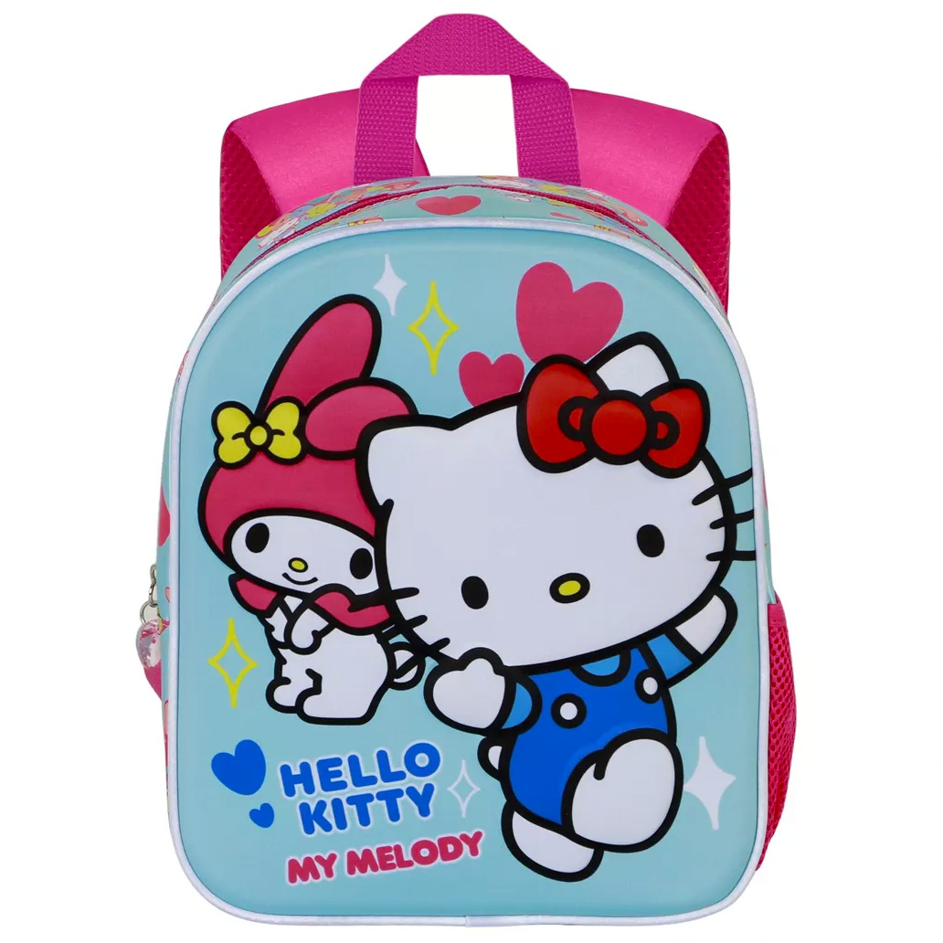 Hello Kitty och My Melody 3D Ryggsäck 31 cm - Friendship