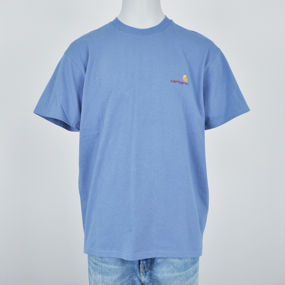 Carhartt WIP - American Script T-shirt Blue Iris