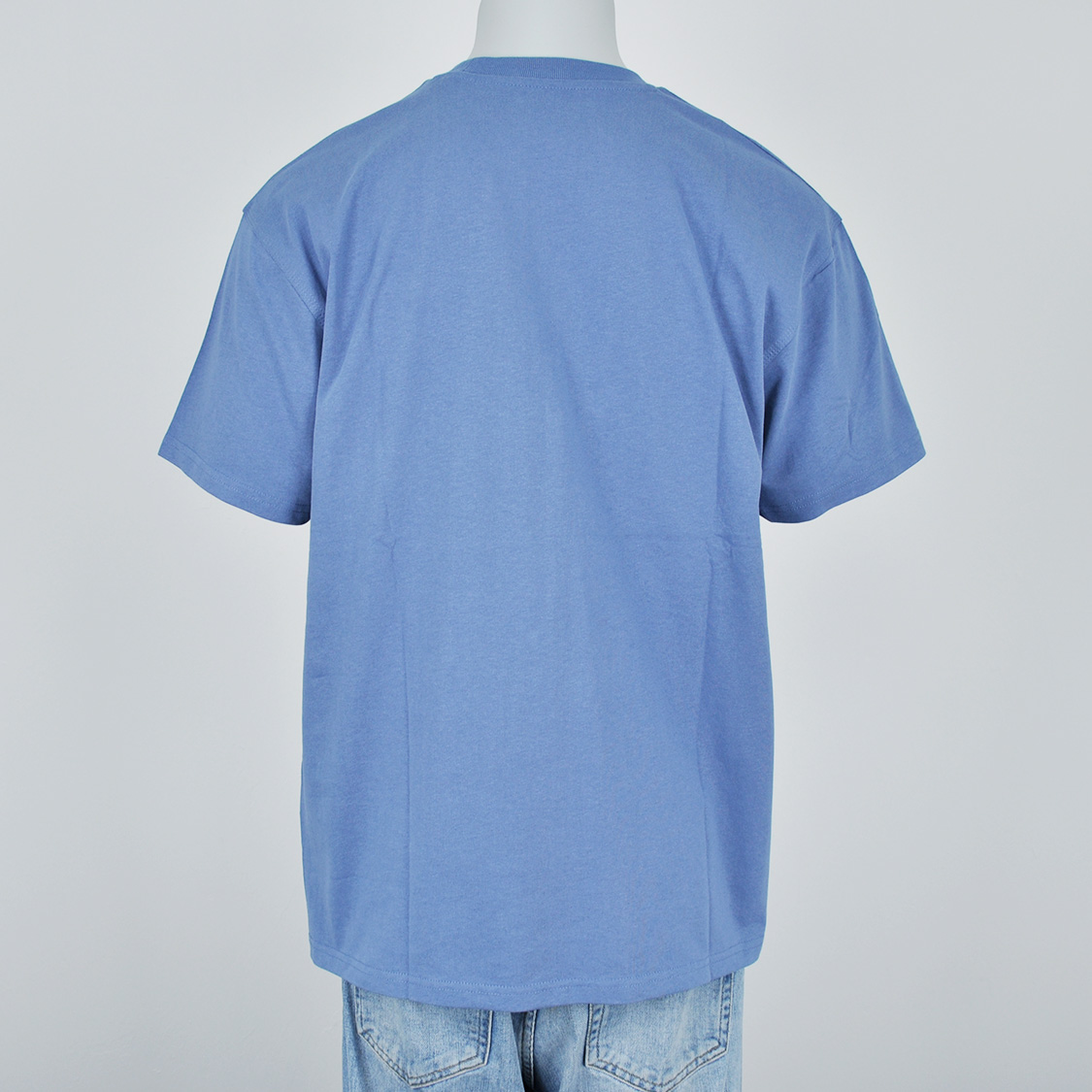 Carhartt WIP - American Script T-shirt Blue Iris - 3