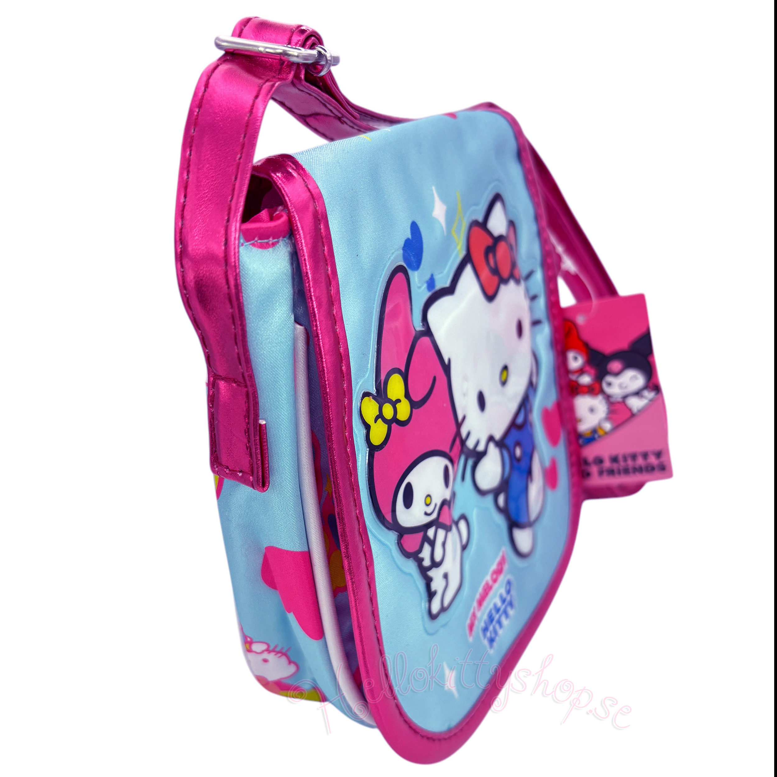 Hello Kitty och My Melody 3D Crossbody Väska - Friendship - 2