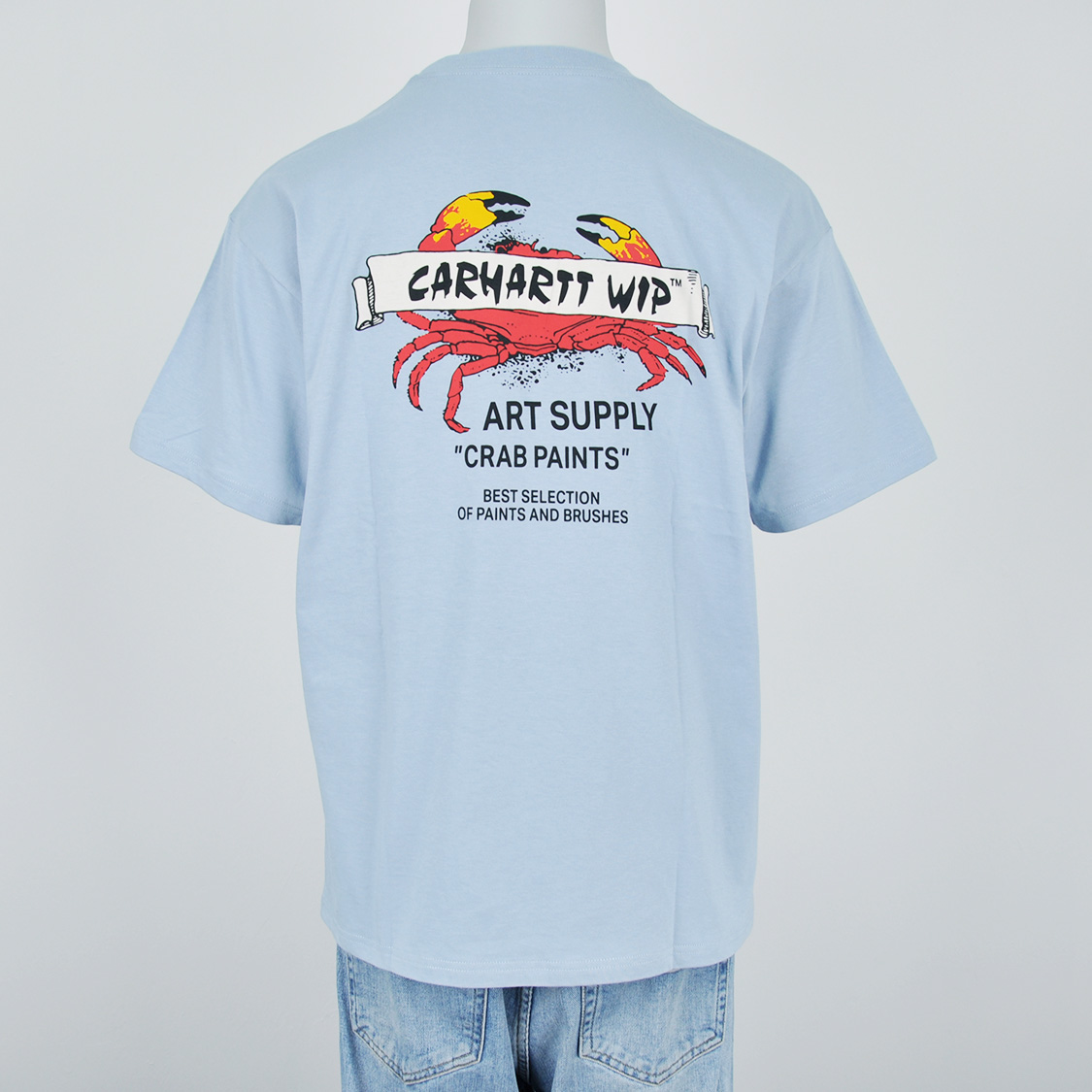 Carhartt WIP - Crab Paint T-shirt Frosted Blue