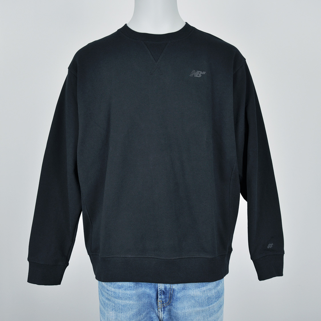 New Balance Numeric - French Terry Crew Black