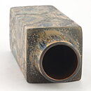 Nils Thorsson (Baca 1960s) Brown Block Vase 19 cm