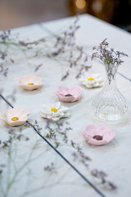 Plates - Trays - Decoration - Flowers - 3-pack - 2