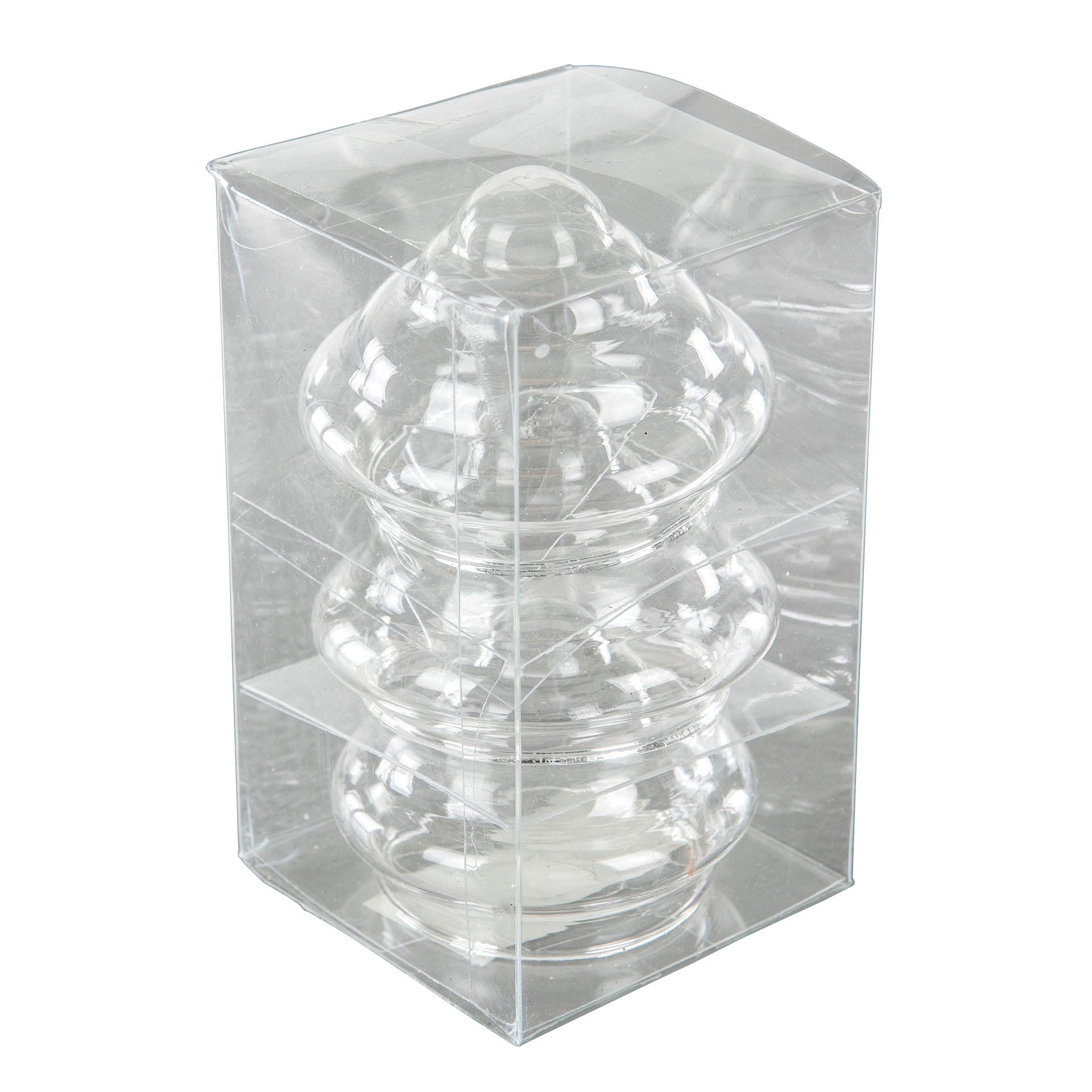 Floating cup - Floating candle holder - Vase - Glass - 3-pack - 6
