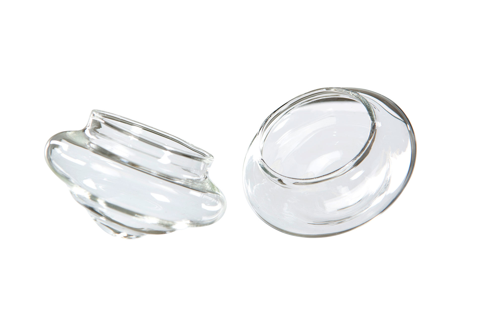 Floating cup - Floating candle holder - Vase - Glass - 3-pack - 5