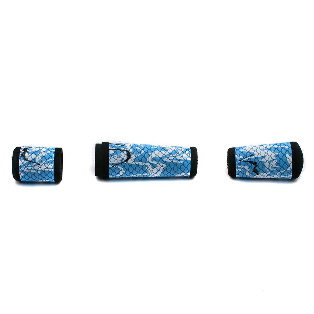 Split grips - Blue/White/Black