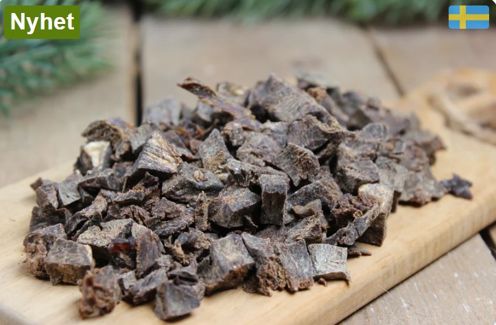 Svenskt oxhjärta i minibitar (80g) - 2