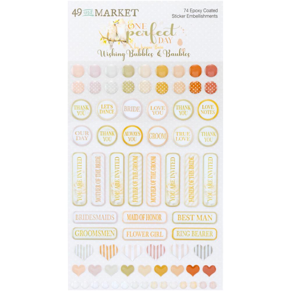 49 And Market - Epoxy Stickers - One Perfect Day