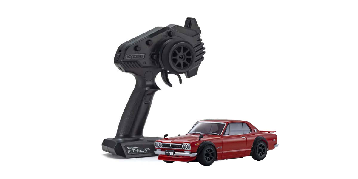 Kyosho K.32636R Mini-Z AWD Skyline 2000GT-R KPGC10 Red (MA020/KT531P) - 3