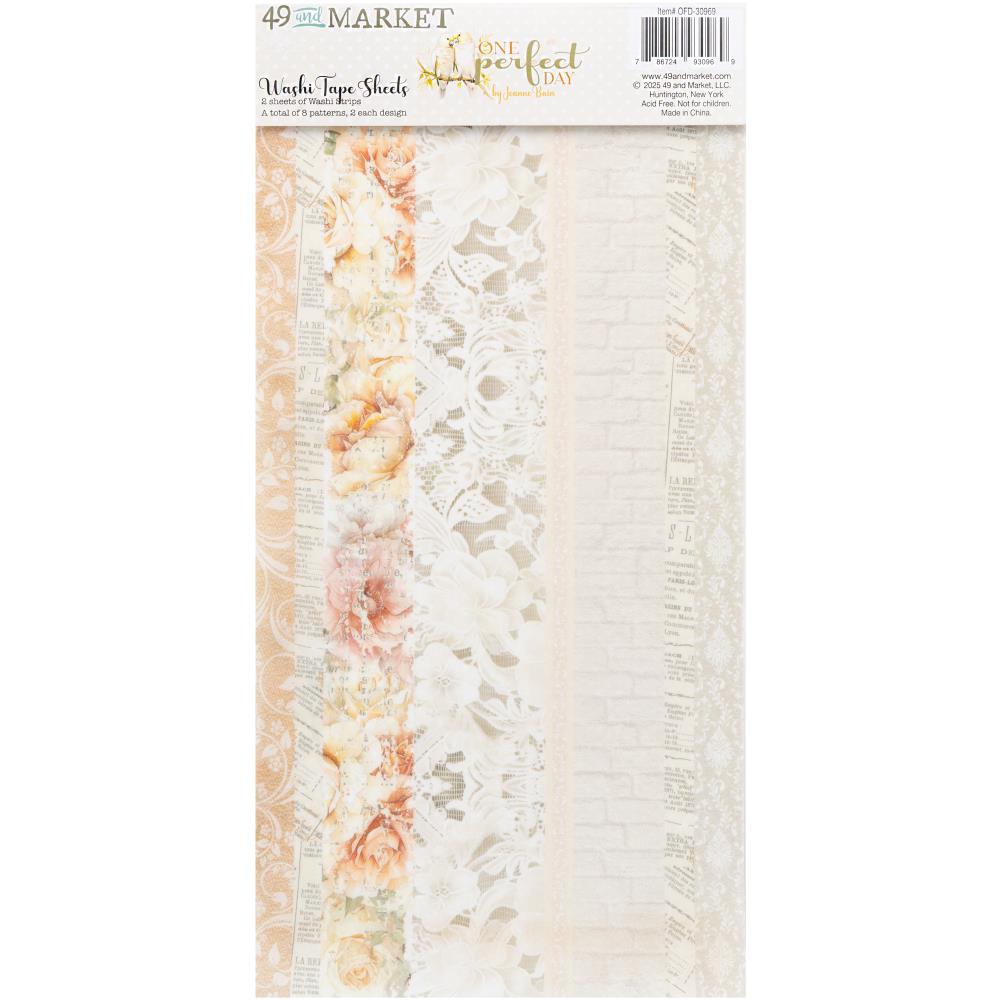 49 And Market - Washi Tape Sheets - One Perfect Day