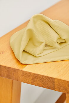 RIBBED CUFF/JERSEY - LIGHT YELLOW