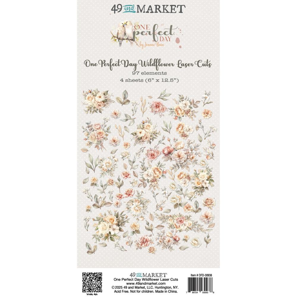 49 And Market - Laser Cut Outs - Wildflowers, One Perfect Day