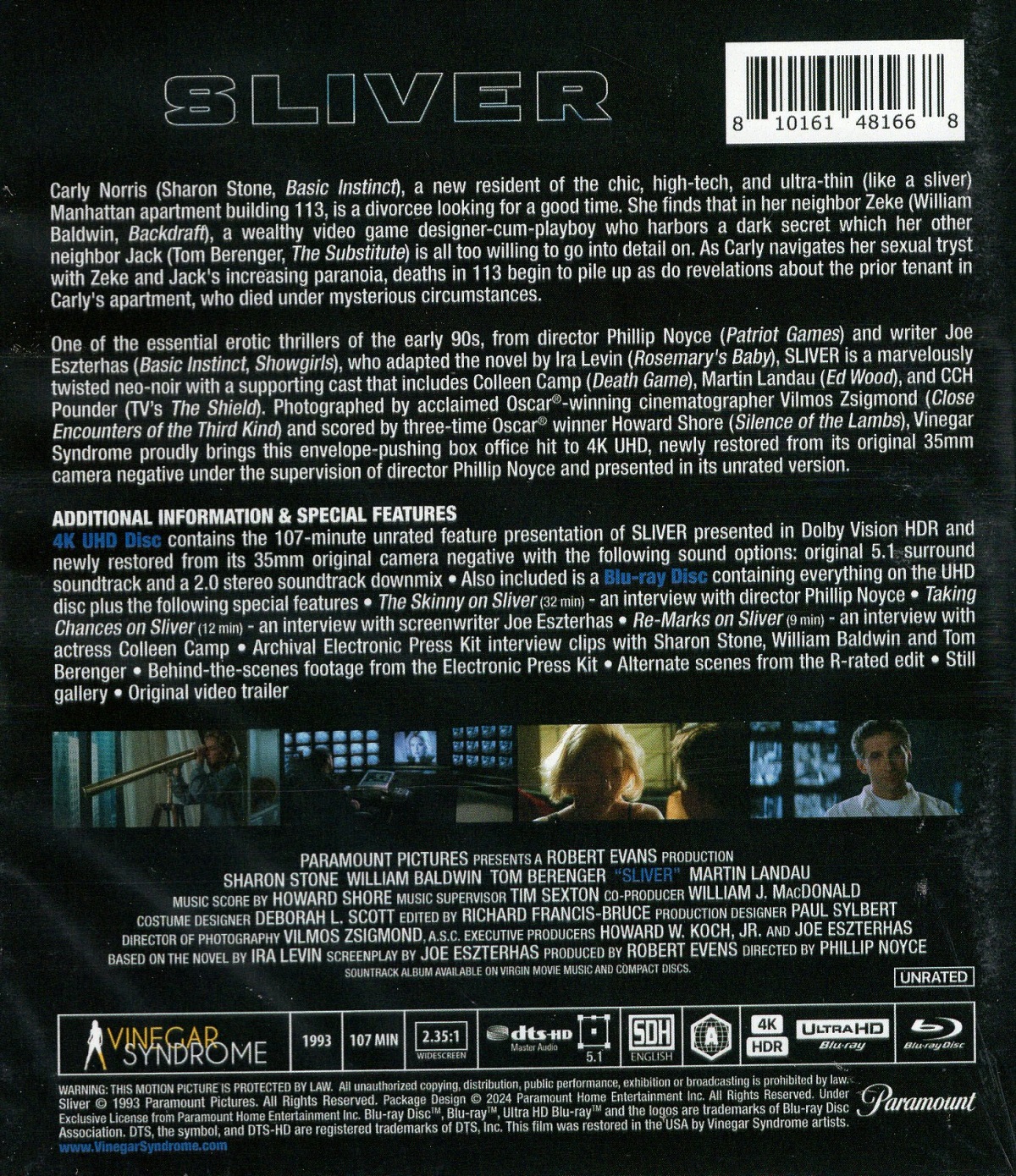Sliver (ej svensk text) (4K Ultra HD + Blu-ray) - 2