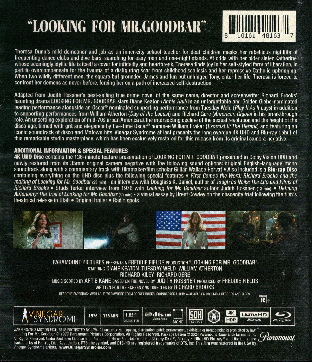 Looking For Mr. Goodbar (ej svensk text) (4K Ultra HD + Blu-ray) - 2