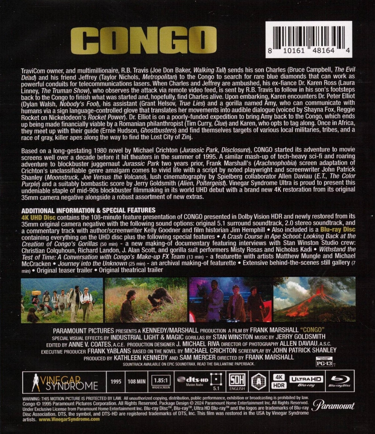 Congo (ej svensk text) (4K Ultra HD + Blu-ray) - 2