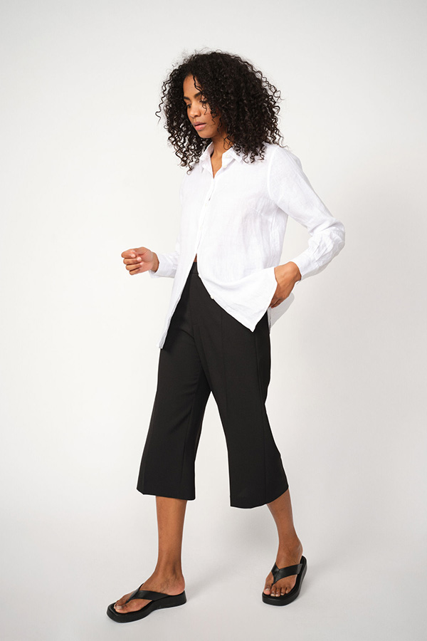 MMLeyana Miley Culotte Pants / Long Shorts Black - 3