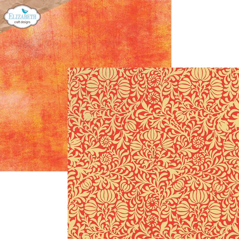 Elizabeth  -  Printed Cardstock -12x12 - Colorful Collective - 2