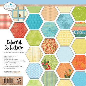 Elizabeth  -  Printed Cardstock -12x12 - Colorful Collective