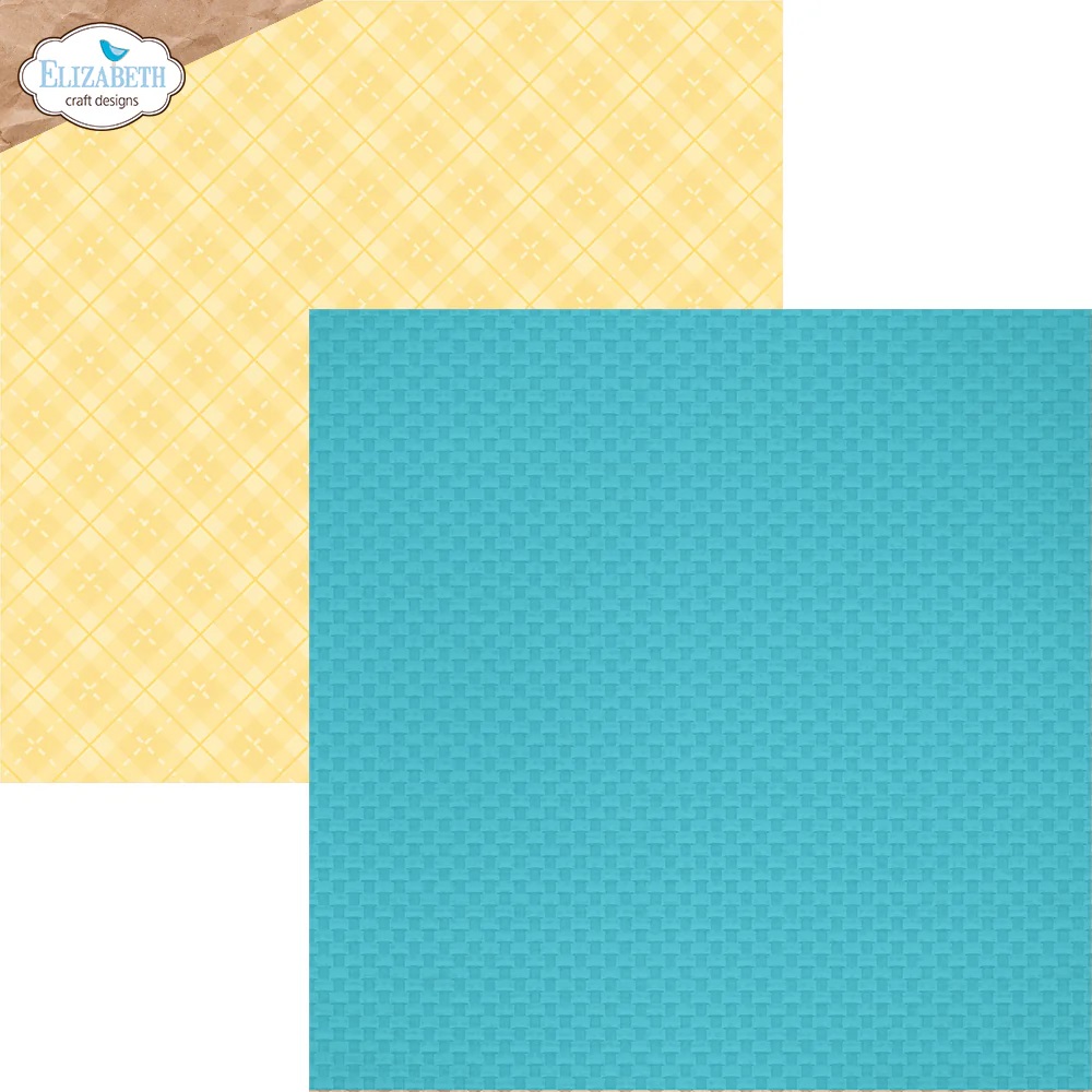 Elizabeth  -  Printed Cardstock -12x12 - Colorful Collective - 11