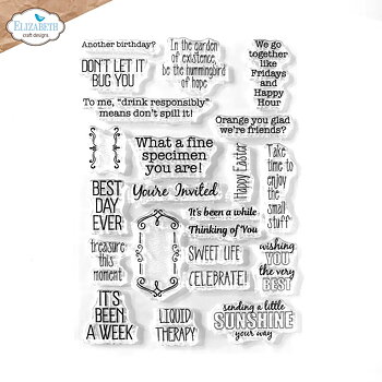 Elizabeth - Clear stamps - Playful Sentiments