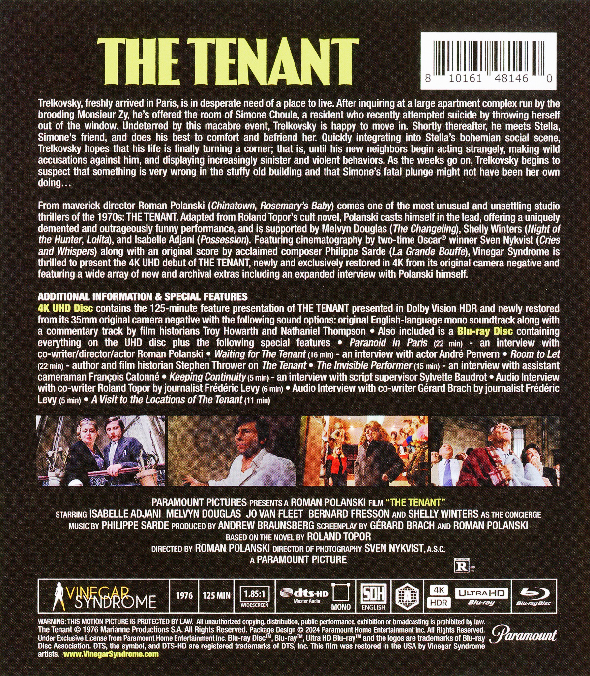 The Tenant (ej svensk text) (4K Ultra HD + Blu-ray) - 2