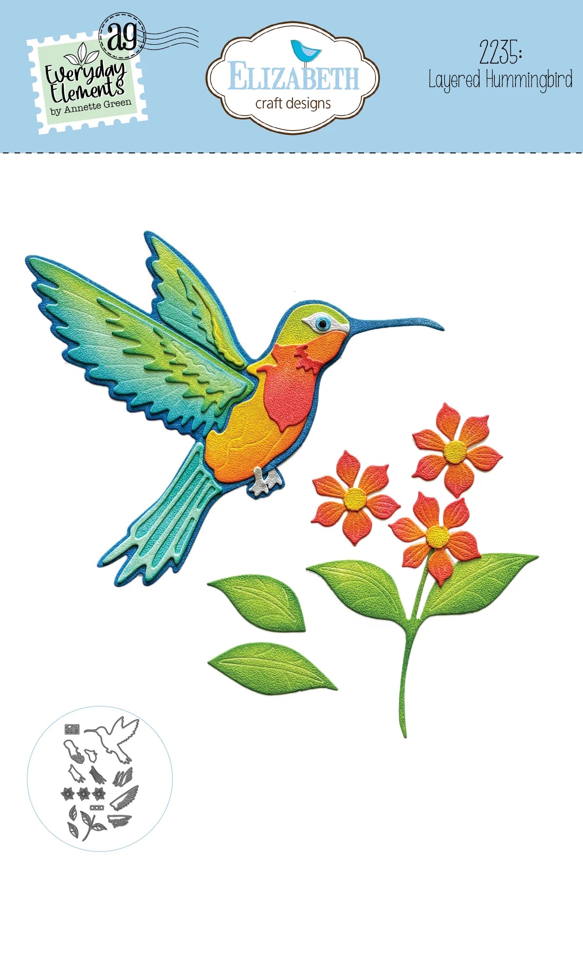 Elizabeth - Dies - Layered Hummingbird