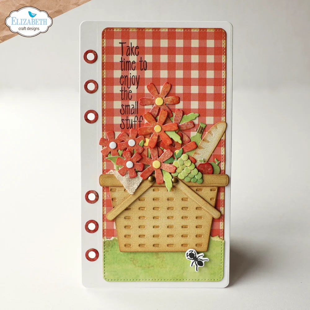 Elizabeth - Dies - Picnic Basket & Bunny - 7