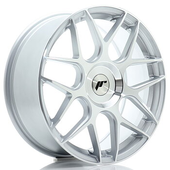 18" JR Wheels JR18 - Silver Machined Face