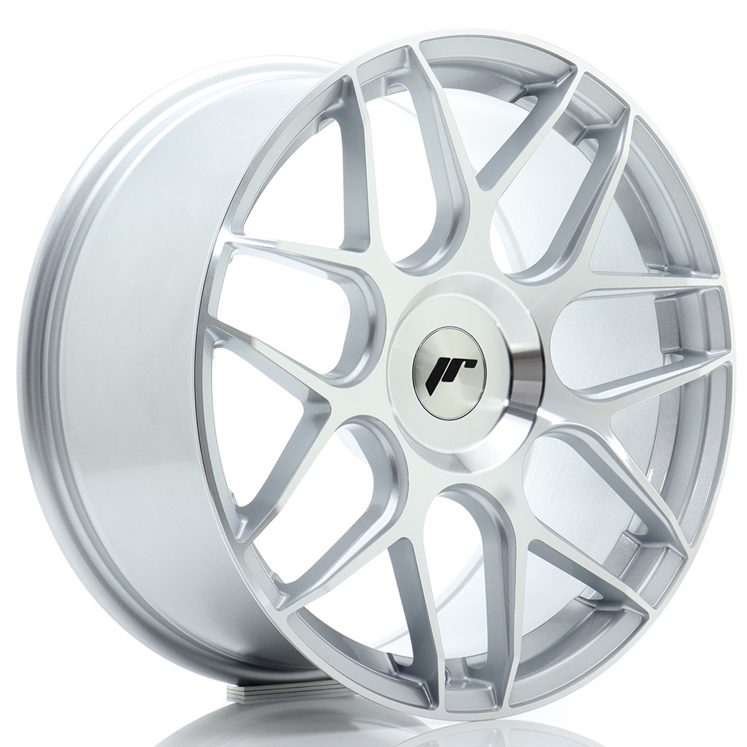 18" JR Wheels JR18 - Silver Machined Face - 2