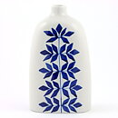 Karin Björquist (Indigo 1952) Bottle Vase with Blue Plant Decor 17 cm (4) 