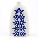 Karin Björquist (Indigo 1952) Bottle Vase with Blue Plant Decor 17 cm (4) 