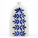 Karin Björquist (Indigo 1952) Bottle Vase with Blue Plant Decor 17 cm (4) 