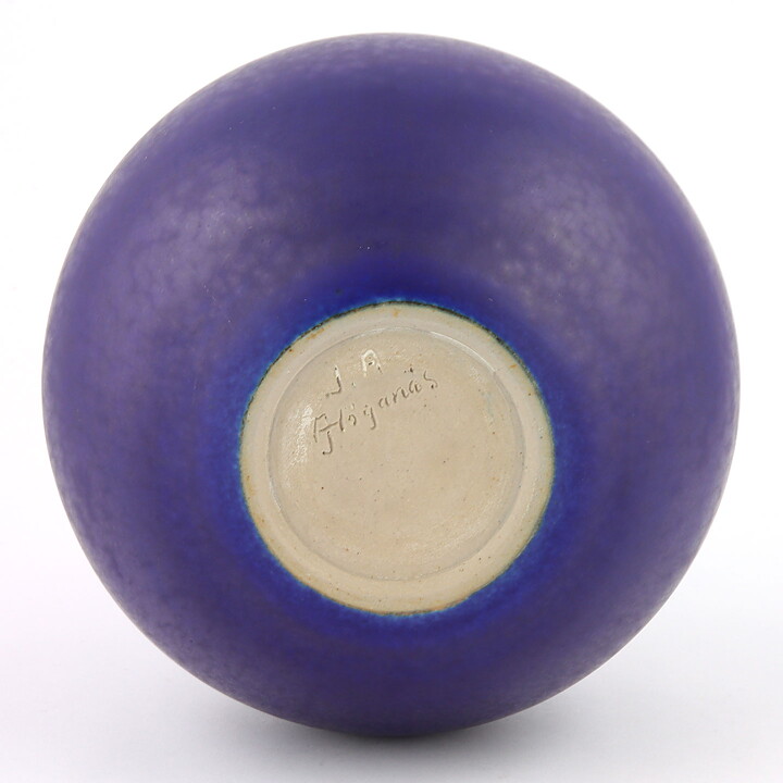 John Andersson (1950s) Unique Blue Swelling Vase 18 cm